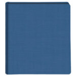 album do wklejania zdjęć, klasyczny | płótno | niebieski chabrowy