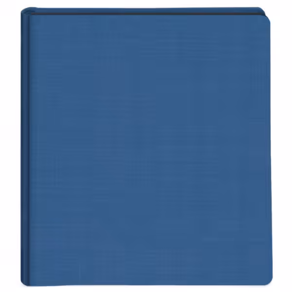 album do wklejania zdjęć, klasyczny | płótno | niebieski chabrowy