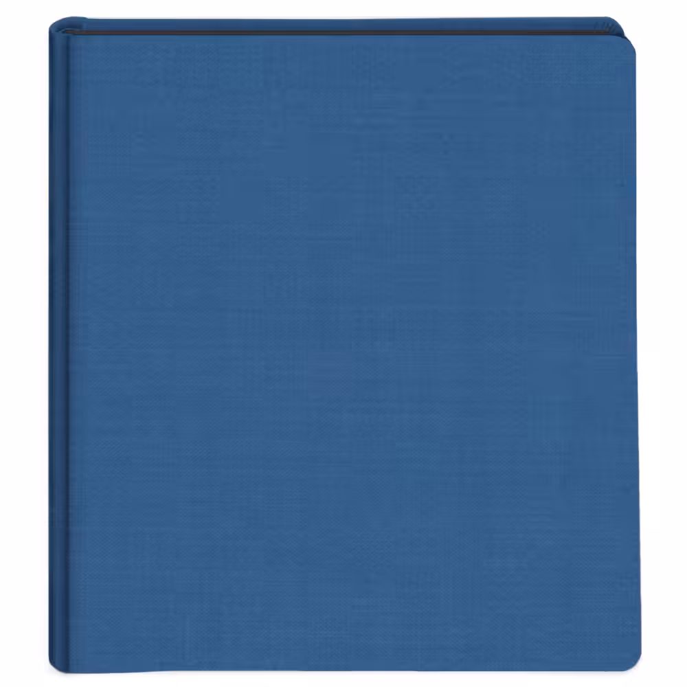 album do wklejania zdjęć, klasyczny | płótno | niebieski chabrowy