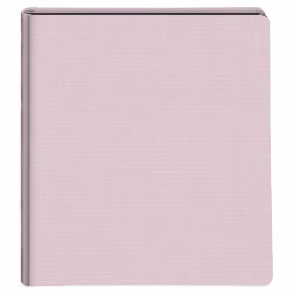 album do wklejania zdjęć, klasyczny | płótno | pastelowy róż