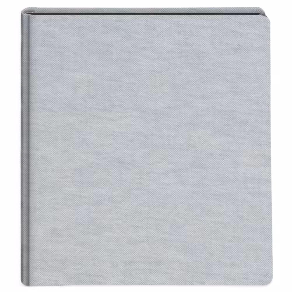 album do wklejania zdjęć, klasyczny | płótno | popielaty len