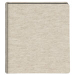 album do wklejania zdjęć, klasyczny | płótno | len beżowy