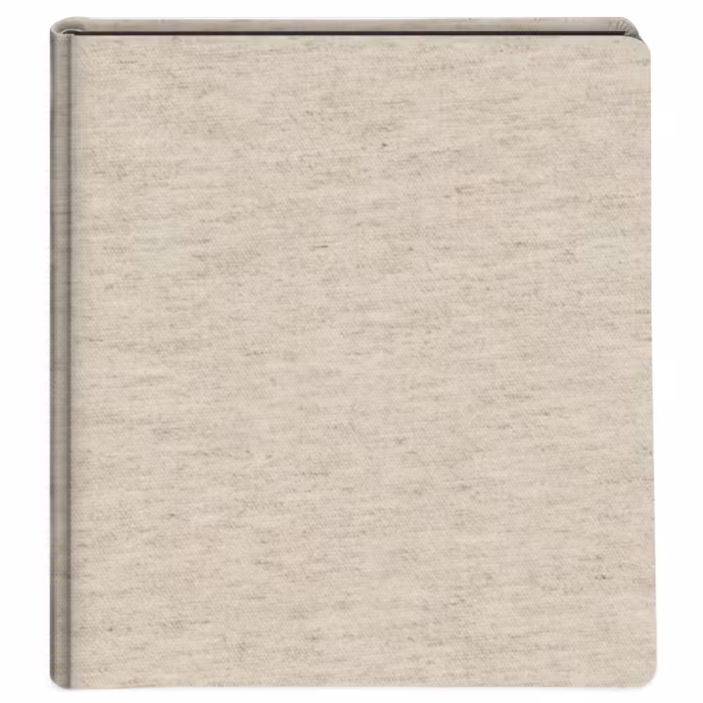album do wklejania zdjęć, klasyczny | płótno | len beżowy