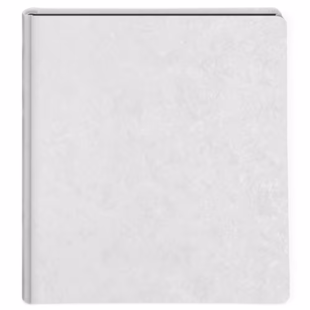 album do wklejania zdjęć, klasyczny | okładzina | Śnieżna biel