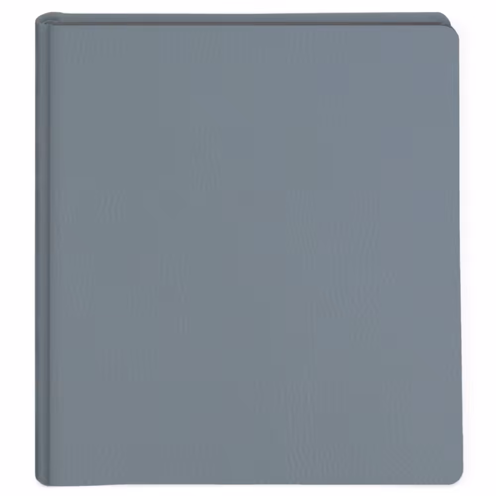 album do wklejania zdjęć, klasyczny | skóra galanteryjna | szary błękitny