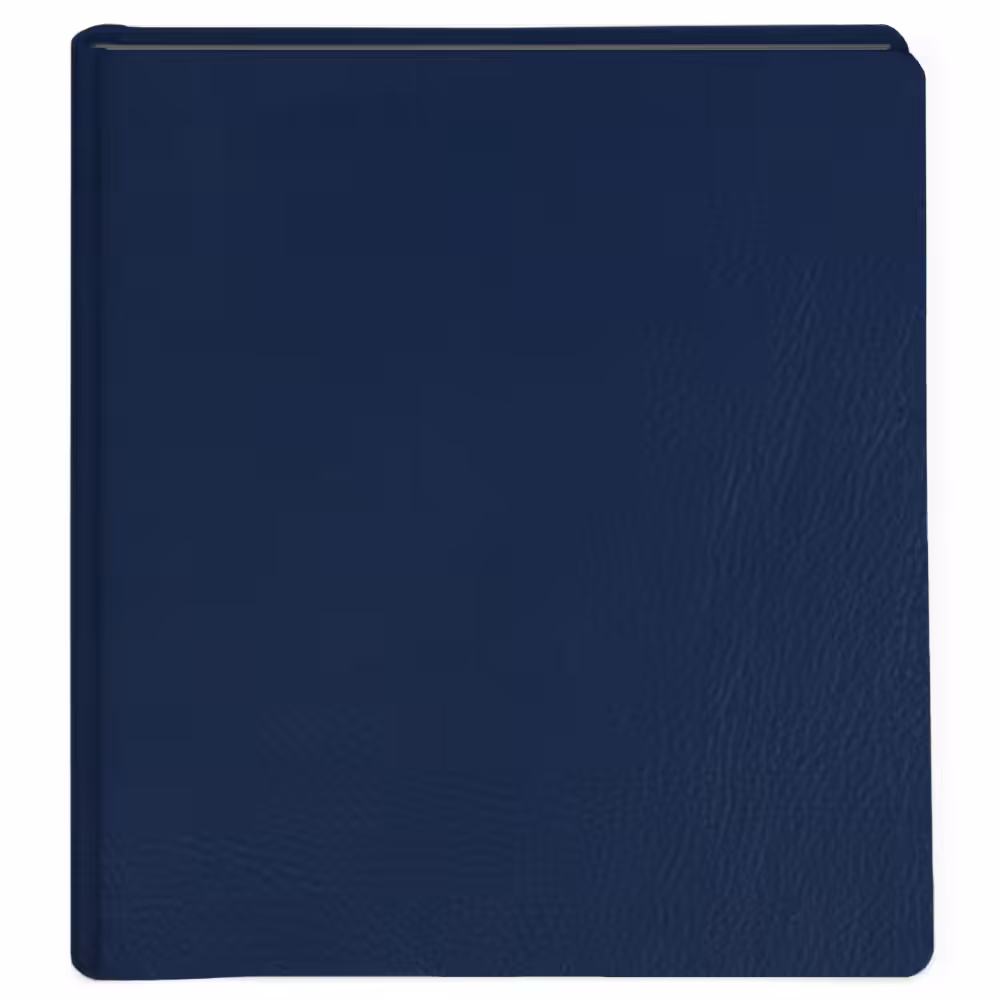album do wklejania zdjęć, klasyczny | skóra galanteryjna | granatowy