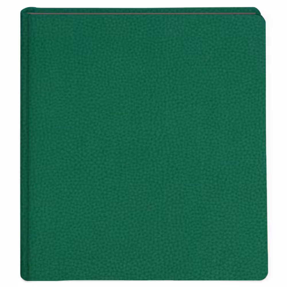 album do wklejania zdjęć, klasyczny | skóra galanteryjna | szmaragdowa zieleń