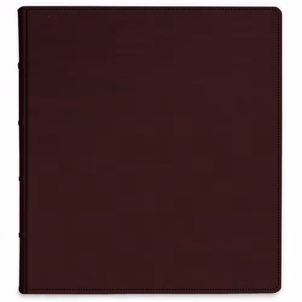 album do wklejania zdjęć, klasyczny | skóra galanteryjna | bordo