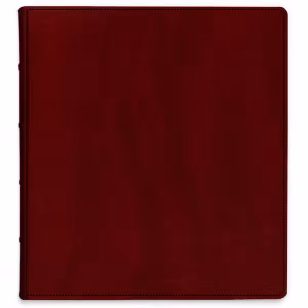 album do wklejania zdjęć, klasyczny | skóra galanteryjna | ciemnokasztanowy