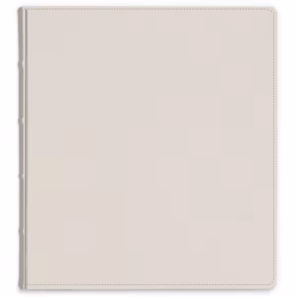 album do wklejania zdjęć, klasyczny | skóra galanteryjna | kość słoniowa