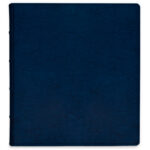 album do wklejania zdjęć, klasyczny | skóra galanteryjna | stylowy granat