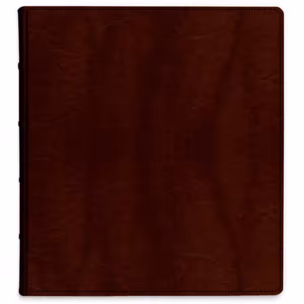 album do wklejania zdjęć, klasyczny | skóra galanteryjna | ciemny brąz