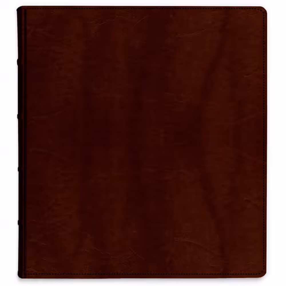 album do wklejania zdjęć, klasyczny | skóra galanteryjna | ciemny brąz