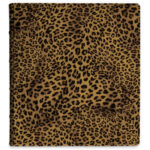 album do wklejania zdjęć, klasyczny | skóra galanteryjna | w panterkę