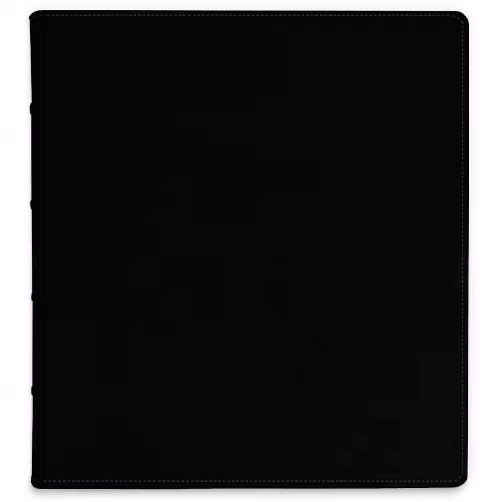 album do wklejania zdjęć, klasyczny | skóra galanteryjna | czarny