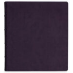 album do wklejania zdjęć, klasyczny | skóra galanteryjna | śliwkowy