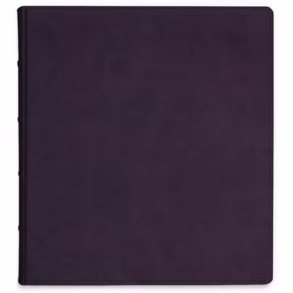 album do wklejania zdjęć, klasyczny | skóra galanteryjna | śliwkowy