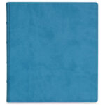 album do wklejania zdjęć, klasyczny | skóra galanteryjna | jasny niebieski