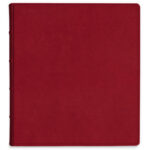 album do wklejania zdjęć, klasyczny | skóra galanteryjna | czerwień