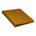 album do wklejania zdjęć, klasyczny | aksamit | miodowo-musztardowy