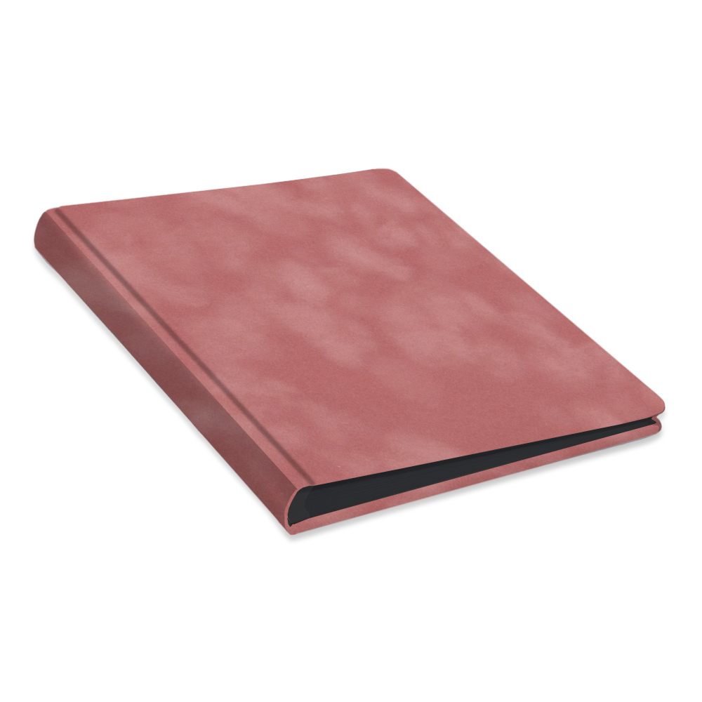 album do wklejania zdjęć, klasyczny | welur | pudrowa róż