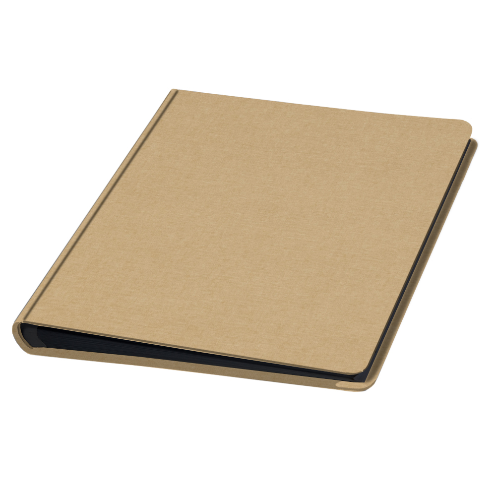 album do wklejania zdjęć, klasyczny | płótno | beż piaskowy