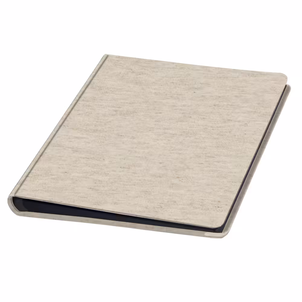 album do wklejania zdjęć, klasyczny | płótno | len beżowy