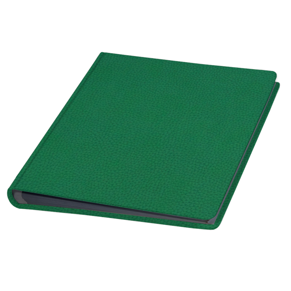 album do wklejania zdjęć, klasyczny | skóra galanteryjna | szmaragdowa zieleń