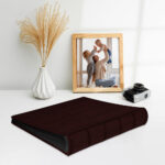 album do wklejania zdjęć, klasyczny | skóra galanteryjna | palisander