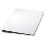 album do wklejania zdjęć, klasyczny | skóra galanteryjna | perłowa biel