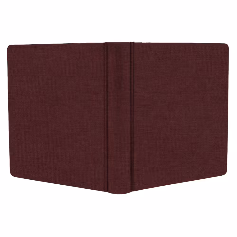 album do wklejania zdjęć, klasyczny | płótno | bordowo-brązowy