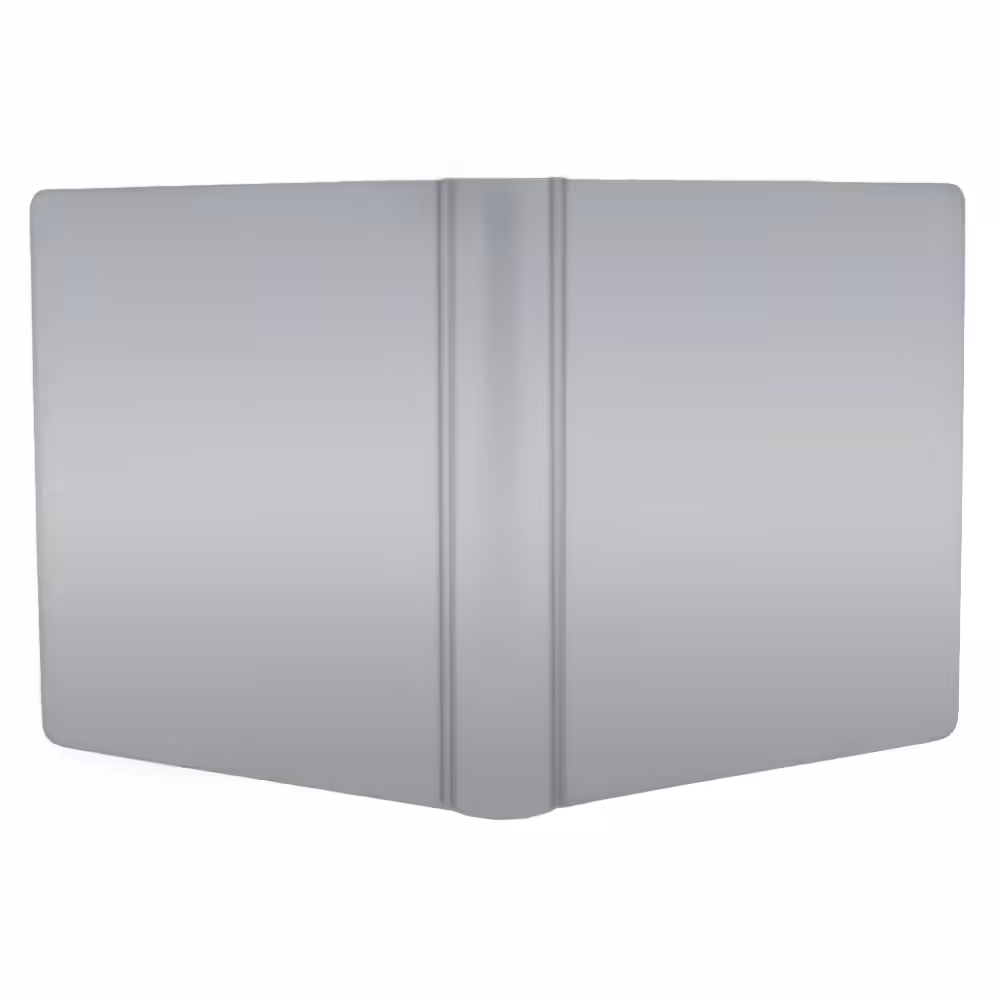 album do wklejania zdjęć, klasyczny | aksamit | gołębi szary