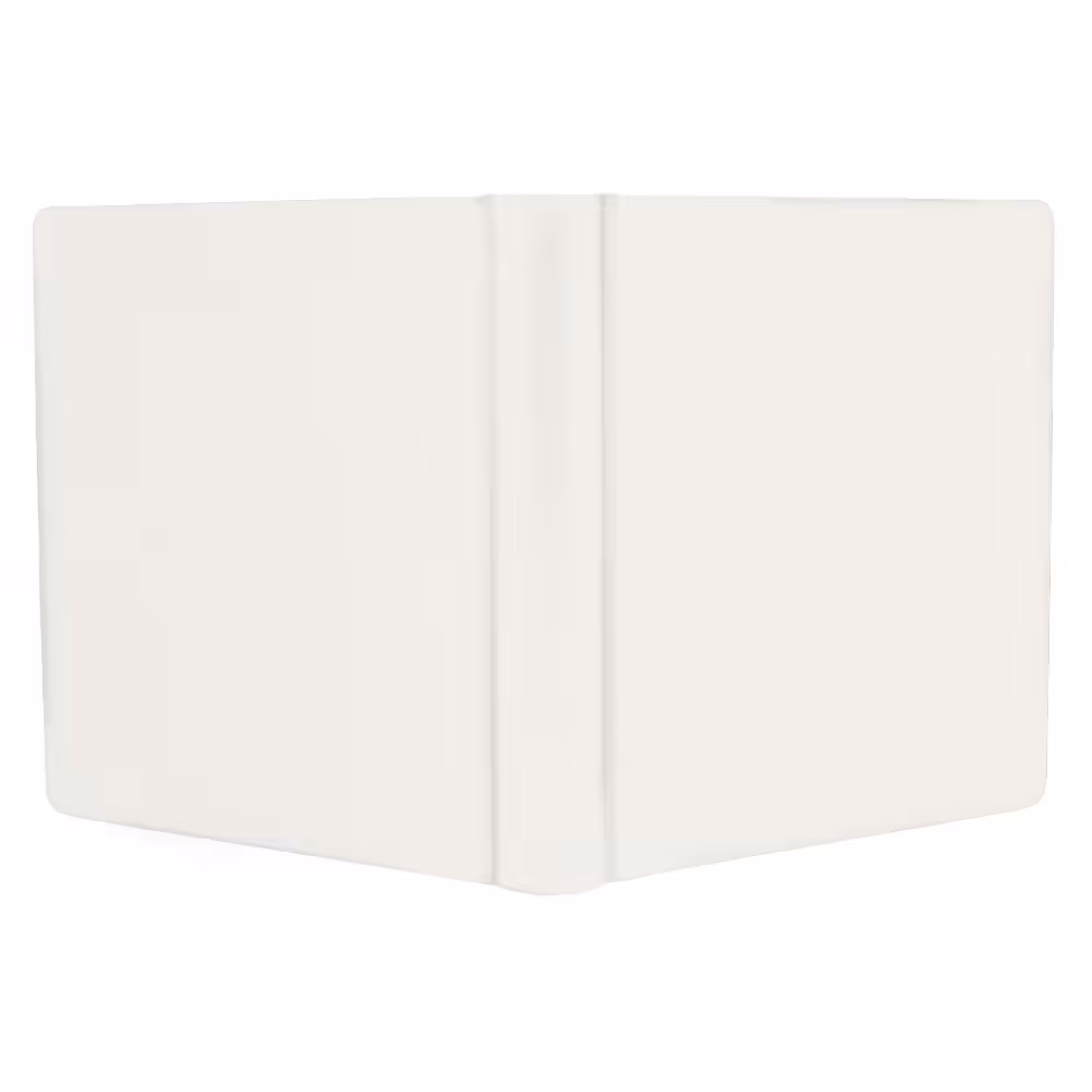 album do wklejania zdjęć, klasyczny | skóra galanteryjna | kremowa biel