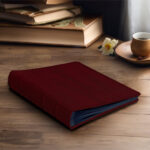 album do wklejania zdjęć, klasyczny | skóra galanteryjna | ciemnokasztanowy