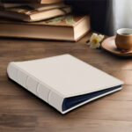 album do wklejania zdjęć, klasyczny | skóra galanteryjna | kość słoniowa