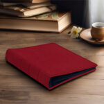 album do wklejania zdjęć, klasyczny | skóra galanteryjna | czerwień