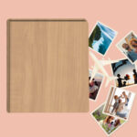 album do wklejania zdjęć, klasyczny | okładzina | naturalne boho