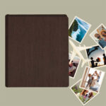 album do wklejania zdjęć, klasyczny | okładzina | czekoladowy welwet