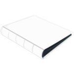 album do wklejania zdjęć, klasyczny | skóra galanteryjna | czysty biały