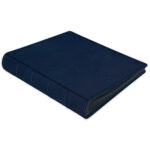 album do wklejania zdjęć, klasyczny | skóra galanteryjna | stylowy granat