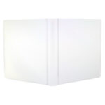 album do wklejania zdjęć, klasyczny | skóra galanteryjna | perłowa biel