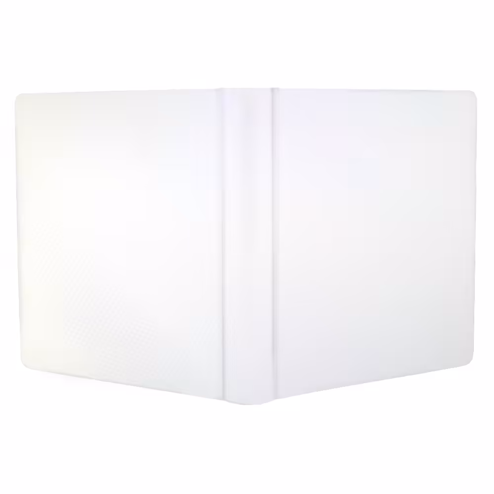 album do wklejania zdjęć, klasyczny | skóra galanteryjna | perłowa biel