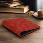 album do wklejania zdjęć, klasyczny | welur | ceglasty