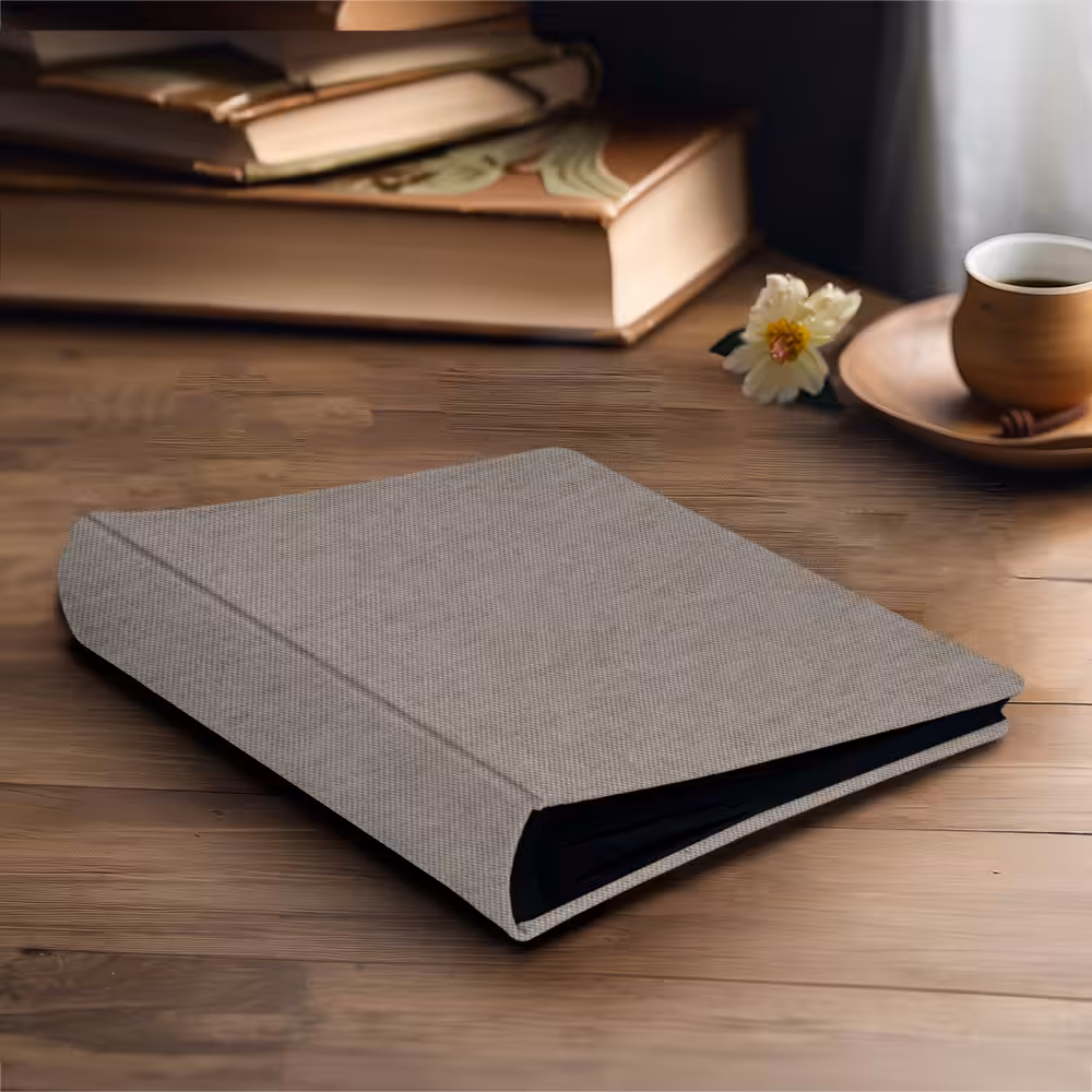 album do wklejania zdjęć, klasyczny | płótno | jasny len