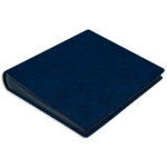 album do wklejania zdjęć, klasyczny | skóra galanteryjna | stylowy granat