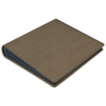 album do wklejania zdjęć, klasyczny | skóra galanteryjna | matowy brąz