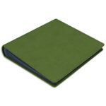 album do wklejania zdjęć, klasyczny | skóra galanteryjna | oliwkowa zieleń