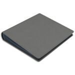 album do wklejania zdjęć, klasyczny | skóra galanteryjna | szary minimalistyczny