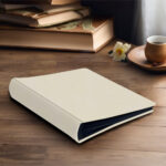 album do wklejania zdjęć, klasyczny | welur | kremowy