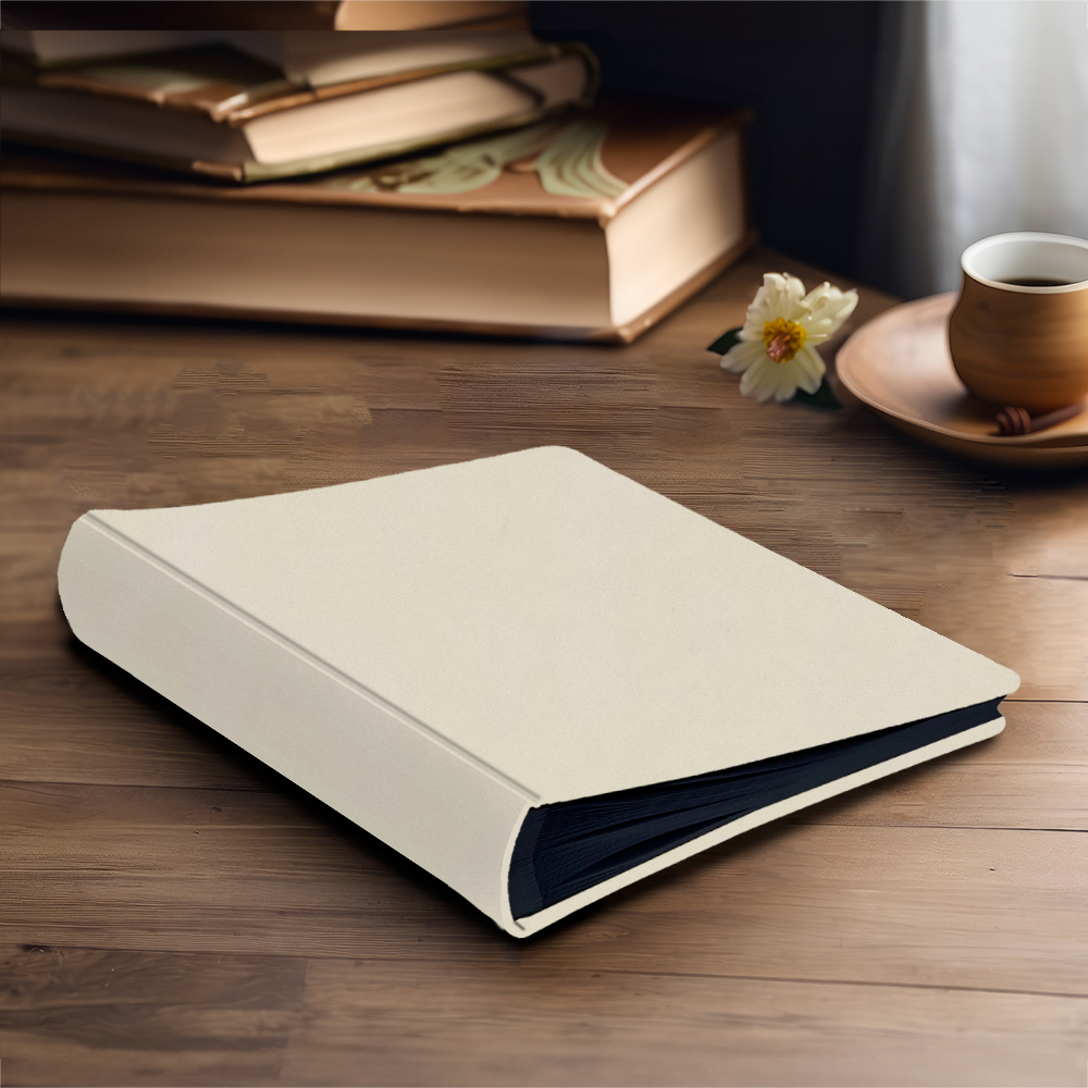 album do wklejania zdjęć, klasyczny | welur | kremowy